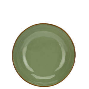 Rose & Tulipani Concerto Verde Oliva Soup Plate